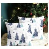 New CaliTime Christmas Throw Pillow Cover Pack of