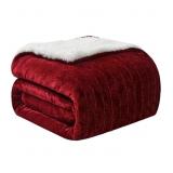 New COOVA Ultra Soft Sherpa Fleece Throw Blanket