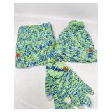 New Kids Winter Hat Gloves Scarf Set, Girls Boys