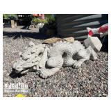 Small Stone Colored Dragon (concrete)