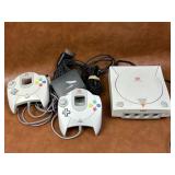 Sega Dreamcast with Two Controllers and