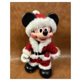 Vintage Mickey Mouse Santa Doll