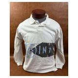 Vintage Swatch Point Long Sleeve Polo Size Big