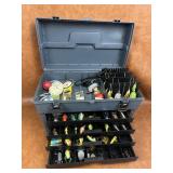 Nice Large Fishing Tackle Box FULL of Lures