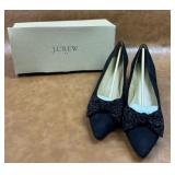 Mew $138 J Crew Crystal-bow Kitten Heels