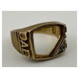 10K Gold Dad Ring Size 11 4.84 Grams