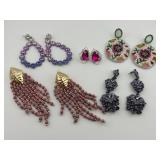 Five Pairs of Fashion Earrings