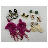 Five Pairs of Fashion Earrings