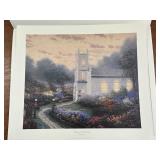 "Blossom Hill Church" By Thomas Kinkade Singed