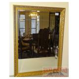 Wall Mirror W/ Fancy Gold Frame.