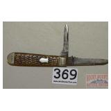 Vintage Schrade 2 Blade Folding Knife.