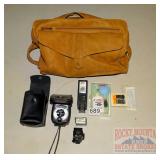 Nice Camera Case W/ Flash, Lens Cleaner & More.