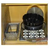 Muffin Tins, Bread Pans & Asst. Bakeware.