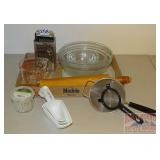 Pyrex Nesting Bowls, Rolling Pin & More.