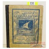 1896 Complete Geography Hard Cover Book.