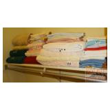 Assorted Towels, Bath Rugs & Wash Cloths.