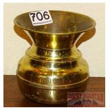 5" Brass Spittoon, "Conmaco 1971."