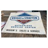 Briggs & Stratton Metal Double Sided Sign