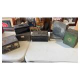 Various Tin Boxes and Metal Lock Boxes