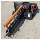 Unused Wolverine Trencher for SkidSteer