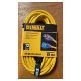 DeWalt 50Ft. 12/3 SJTW Lighted Extension Cord