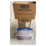 Case Uline Nitrile Gloves Size Large 2000/Case