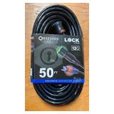 50Ft. 12/3 SJTW Pro Lock Lighted Extension Cord