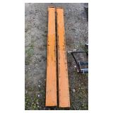 Orange 7Ft. Pallet Fork Extensions