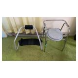 Toilet Seat Chair & AB Workout Machine