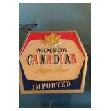 Molson Canadian Light Up Bar Sign