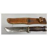 Cattaraugus Hunting Knife W/Sheath