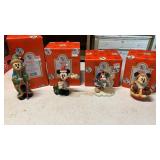 4 Enesco Mickey Mouse Figurines