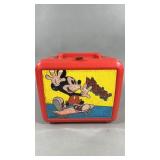 Aladdin Plastic Mickey Mouse Lunch Box