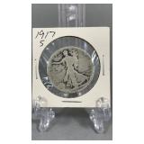 1917-S Silver Walking Liberty