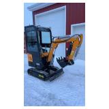 Miva VA13C 13.5HP Mini Excavator w/ Operators Cab