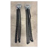 Unused 5/16" 7Ft. G80 Double Chain Sling