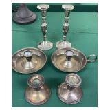 3 Pairs of Candlestick Holders