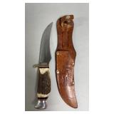 Compass Knife With Sheath