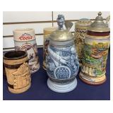 6 Beer Steins