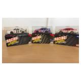 3 Racing Collectibles Diecast 1:24 Scale Stock