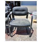 Lot Of 5 Black Office Chairs