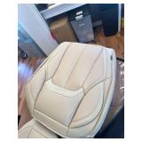 Coverado Car Seat Cover Full Set, Front Seats Back Seat Covers, Waterproof Car Seat Covers, Car Seat Cushion, Nappa Leather Seat Covers Car Seat Protector Universal Fit Most Cars Beige RETAILS $219!!