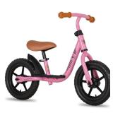 Joystar 12 Inch Kids Balance Bike, Pink