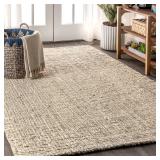 JONATHAN Y NRF102B-5 Pata Hand Woven Chunky Jute Light Ivory 5 ft. x 8 ft. Area-Rug, Farmhouse, Easy-Cleaning, for Bedroom, Kitchen, Living Room
