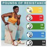Resistance Bands with Handles for Resistance Training, Physical Therapy and Home Workouts - 30lbs