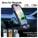 STERKER Magnetic Designed for iPhone 11 Pro Max Case [Military Grade Drop Tested] Translucent Slim Case for iPhone 11 Pro Max Phone Case?6.1"?, Green