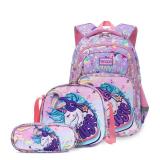 Cusangel School Bookbag, Cute Multi Compartment Preschool Primary Backpack for Boys Girls