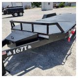 Unused 2024 Industrias America 167T Tilt Bed Trailer 2-7000 lb. Axles 16