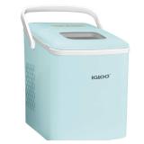 Igloo Automatic Self-Cleaning Portable Electric Countertop Ice Maker Machine With Handle, 26 Pounds in 24 Hours, 9 Ice Cubes Ready in 7 minutes, With Ice Scoop and Basket