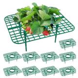 GOONMILL 10 Pack Strawberry Plant Support, Strawberry Planting Stand, Keeping Strawberry Plants Clean, Strawberry Growing Racks, Strawberry Growing Frame